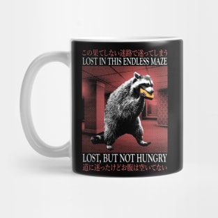 Lost in this Endless Maze Raccoon Mug